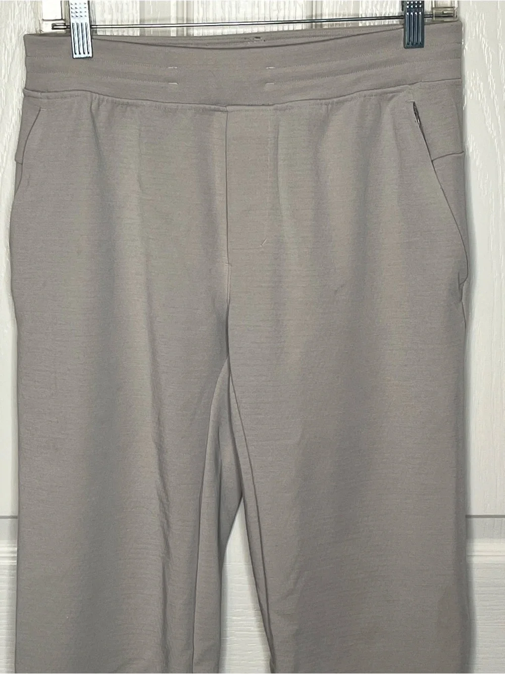 Lululemon GridLiner Fleece Joggers Mens Sz S Heathered Dove Gray